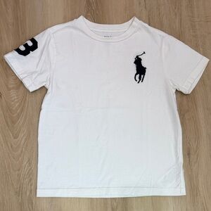 Polo by Ralph Lauren White Short Sleeve Tee Size 6 kids